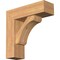 Ekena Millwork Legacy Block Smooth Bracket w/ Offset Brace, Western Red Cedar, 7 1/2"W x 24"D x 24"H BKT0806X24X24LEC05SWR - alternate 1